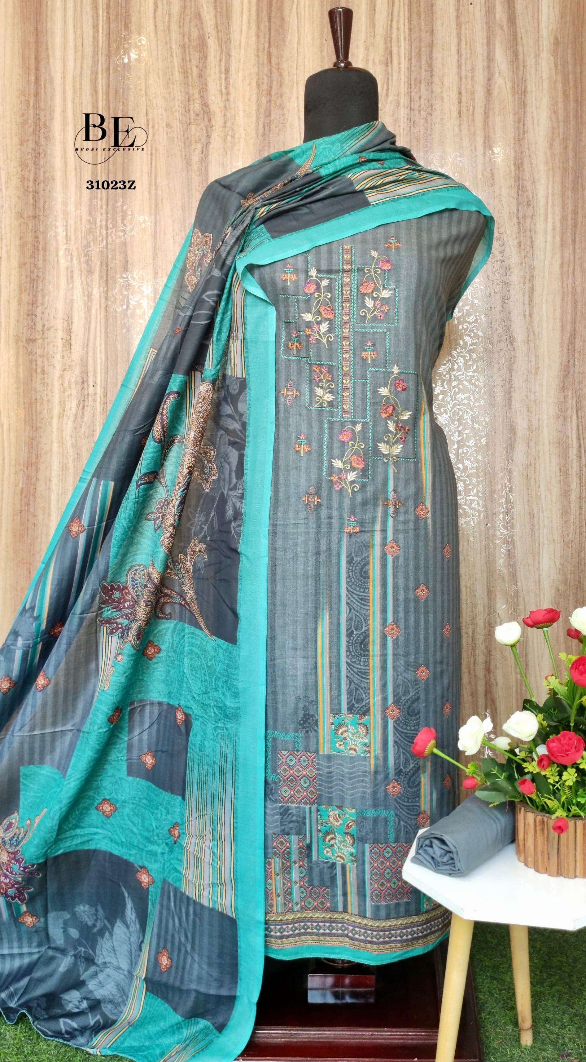 Embroidered Cotton B 31023Z open pic by Deepsy